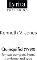 Jones,kenneth V. - Brass Quintet Quinquifed - Special Products