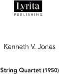 Jones,kenneth V. - String Quartet - Special Products
