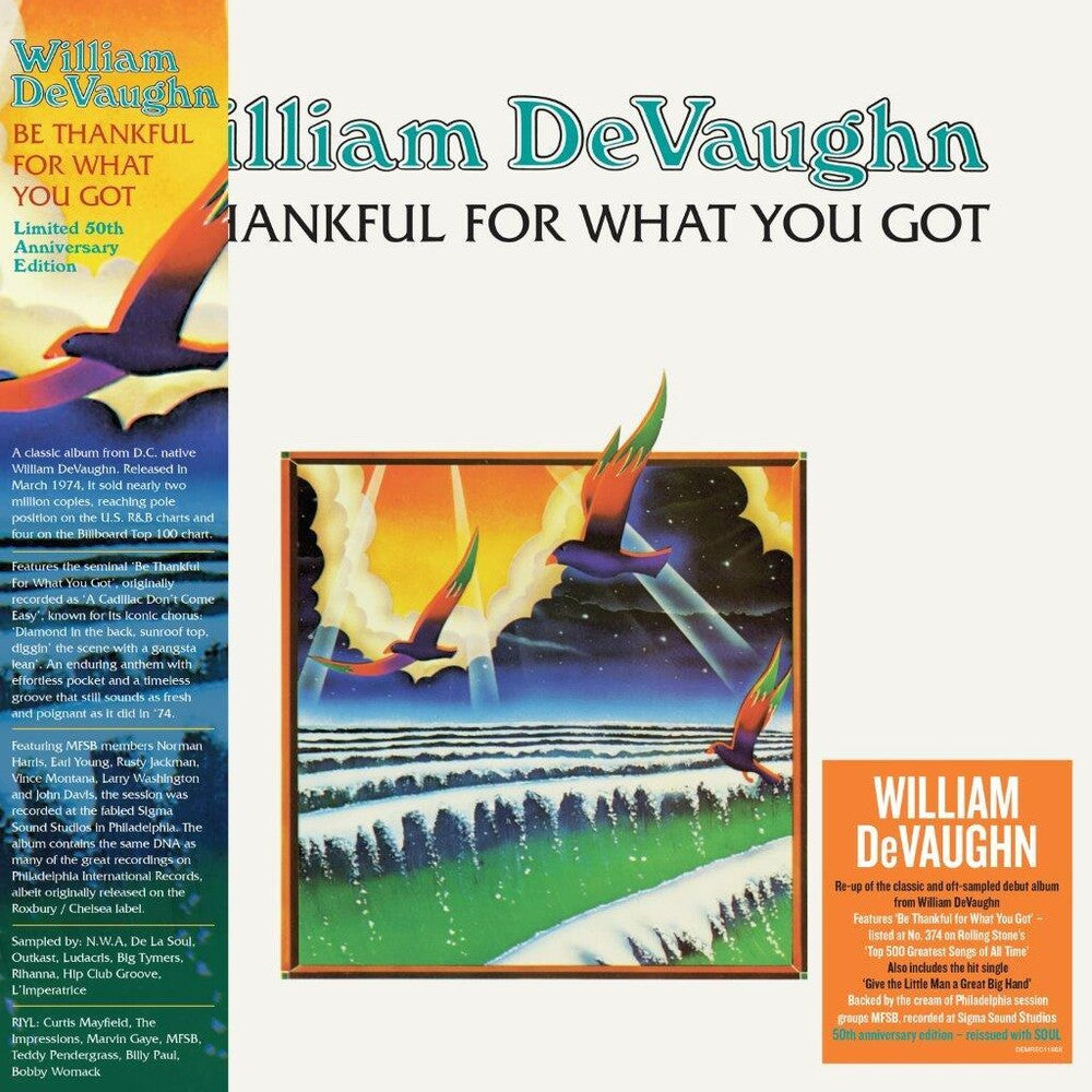 Be Thankful For What You Got: 50th Anniversary [LP] Vinyl Record