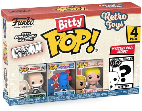 Bitty Pop Retro Toy - Funko Bitty Pop Retro Toys Mr Monopoly4 Pack - Collectibles