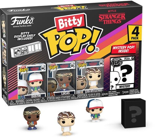 Bitty Pop Stranger Things - Bitty Pop Stranger Things Szn1 Dustin 4 Pack - Collectibles