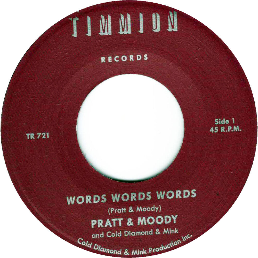 Words Words Words/Words Words Words (Instrumental) [7" Vinyl] Vinyl Record