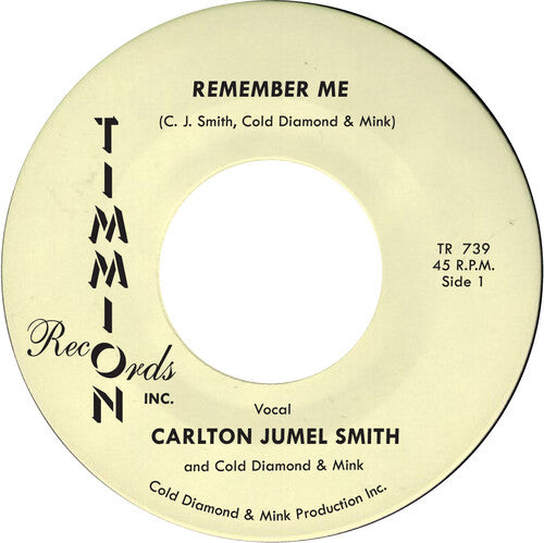 Smith,carlton Jumel / Cold Diamond & Mink - Remember Me - Vinyl Record