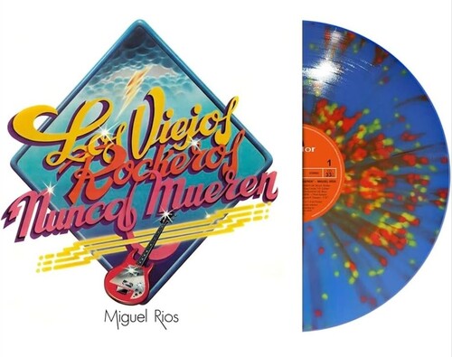 Rios,miguel - Los Viejos Rockeros Nunca Mueren - Blue Splatter - Vinyl Record