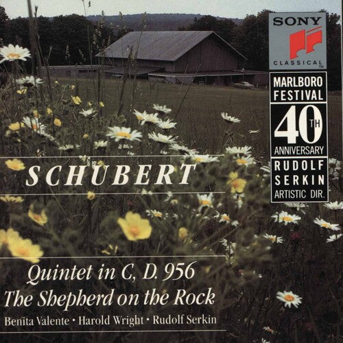 Schubert / Serkin / Valente / Marlboro Festival Or - Quintet In C / Shepherd On The Rock - Music CD