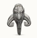 Mandalorian - Mythosaur 5oz Silver Shaped Coin - Mandalorian - Mythosaur 5oz Silver Shaped Coin - Collectibles