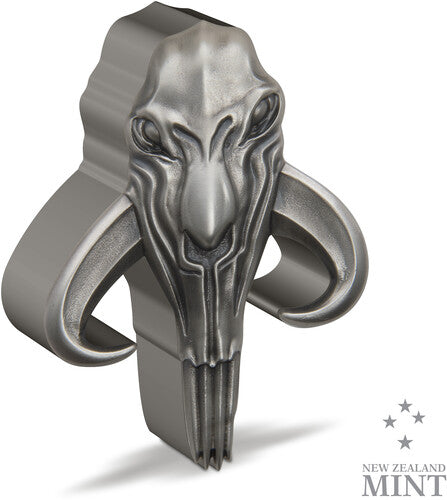 Mandalorian - Mythosaur 2oz Silver Shaped Coin - Mandalorian - Mythosaur 2oz Silver Shaped Coin - Collectibles