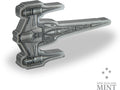 Mandalorian N-1 Starfighter 3oz Silver Shaped Coin - Mandalorian N-1 Starfighter 3oz Silver Shaped Coin - Collectibles