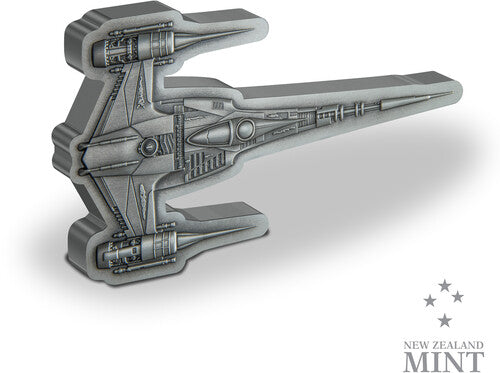 Mandalorian N-1 Starfighter 3oz Silver Shaped Coin - Mandalorian N-1 Starfighter 3oz Silver Shaped Coin - Collectibles