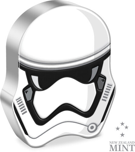 Sw Faces First Order Stormtrooper 1oz Silver Coin - Sw Faces First Order Stormtrooper 1oz Silver Coin - Collectibles