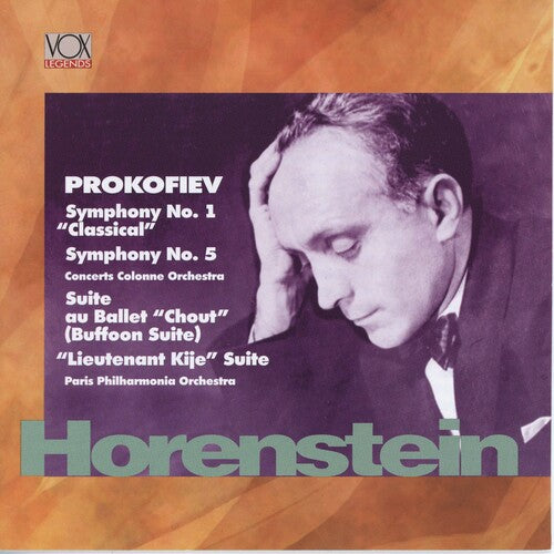 Prokofiev / Horenstein / Paris Philharmonic - Symphonies Nos. 1 & 5 Orchestral Suites - Music CD