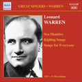 Warren,leonard - Sea Shanties Kipling Songs - Music CD