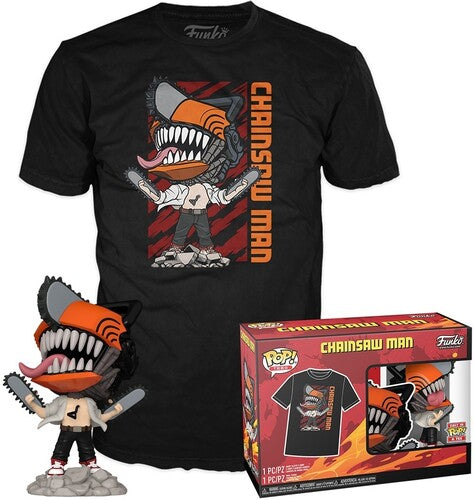 Pop & Tee Chainsaw Man - Funko Pop & Tee Chainsaw Man Leaping 2xl - Collectibles
