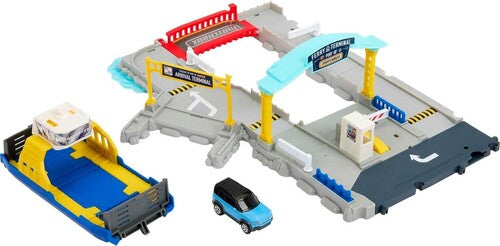 Matchbox - Mbx Cars Ferry Port Playset With Ferry Boat & Car - Collectibles