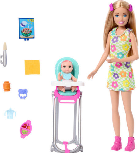 Barbie - Skipper Babysitters Inc Feeding Playset Blonde - Collectibles