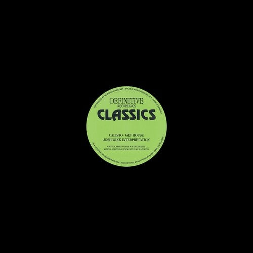 Calisto - Get House (josh Wink Interpretation) - Vinyl Record
