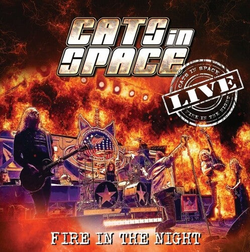 Cats In Space - Fire In The Night: Live - Red Vinyl - Vinyl Record