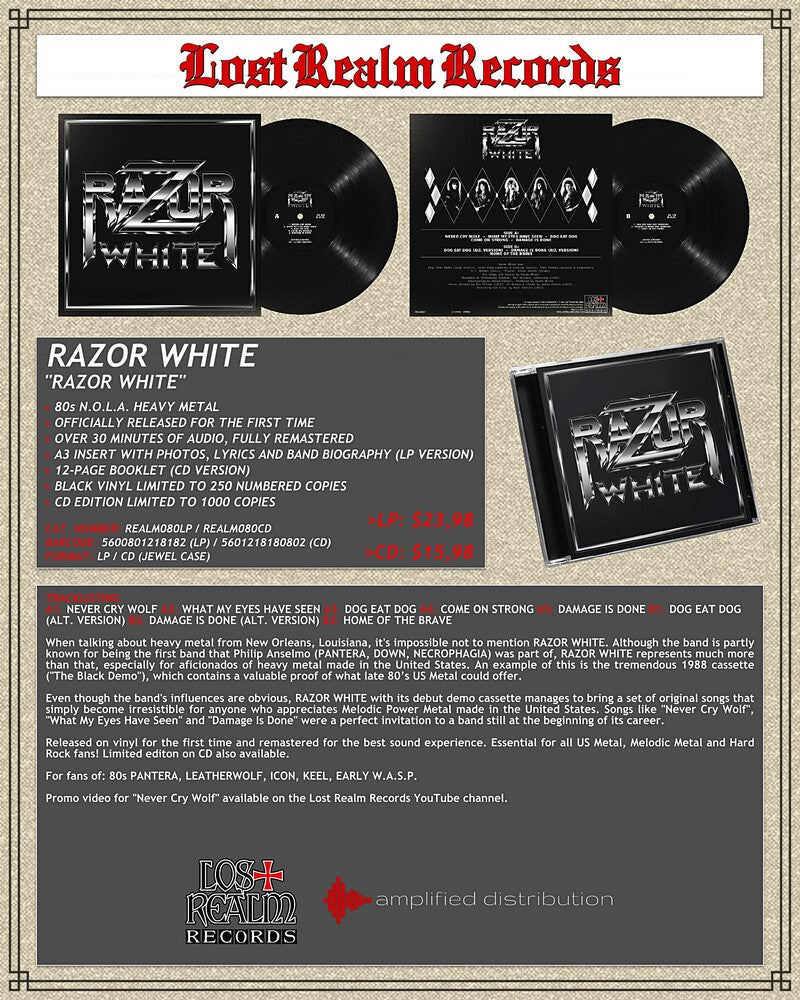 Razor White [LP] Vinyl Record