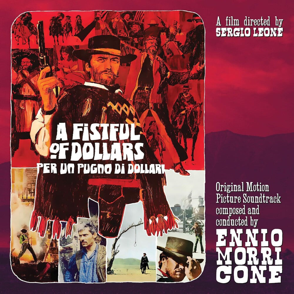 Fistful Of Dollars - O.S.T. [Colored Vinyl] [Limited Edition] (Red) Vinyl Record