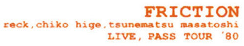 Friction - Live: Pass Tour '80 - Vinyl Record