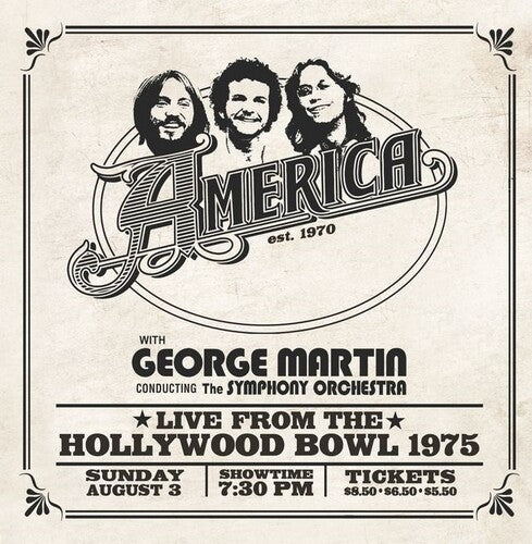 America - America: Live At The Hollywood Bowl 1975 - Music CD