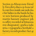 Section 25 - Always Now - Music CD
