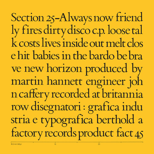 Section 25 - Always Now - Music CD