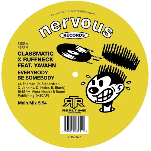 Classmatic Vs Ruffneck - Everybody Be Somebody - Vinyl Record