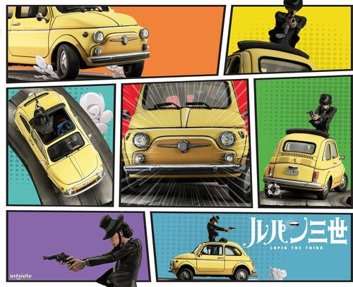 Lupin Italiana Fiat 500 1/18 Statue - Lupin&jigen - Lupin Italiana Fiat 500 1/18 Statue - Lupin&jigen - Collectibles