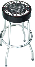 Rocksax Motorhead Rnr Bar Stool Seat Blk/chrm - Rocksax Motorhead Rnr Bar Stool Seat Blk/chrm - Special Products