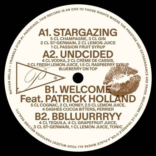 Melja,nathan - Triangle D'or Part 1 - Vinyl Record