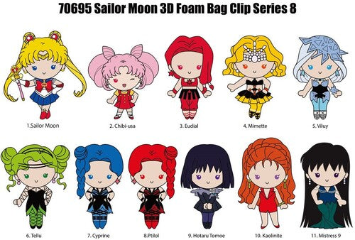 Sailor Moon 3d Foam Bag Clip - Series 8 - Sailor Moon 3d Foam Bag Clip - Series 8 - Collectibles