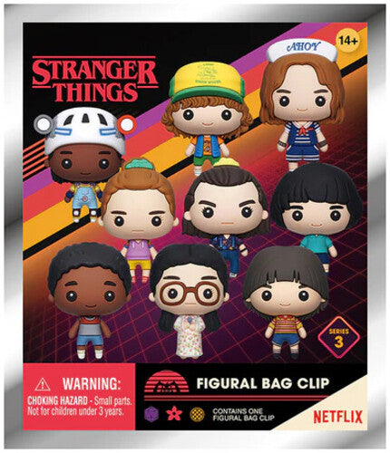 Stranger Things 3d Foam Bag Clip - Series 3 - Stranger Things 3d Foam Bag Clip - Series 3 - Collectibles