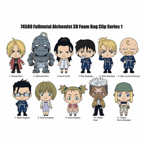 Fullmetal Alchemist Brotherhood 3d Foam Bag Clip - Fullmetal Alchemist Brotherhood 3d Foam Bag Clip - Collectibles