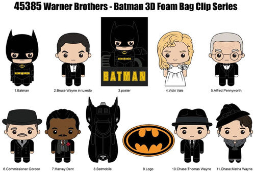 Batman Anniversary 3d Foam Bag Clip - Batman Anniversary 3d Foam Bag Clip - Collectibles