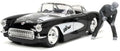 1:24 Wolfman Hwr: 1957 Chevy Corvette W/ Wolfman - 1:24 Wolfman Hwr: 1957 Chevy Corvette W/ Wolfman - Collectibles