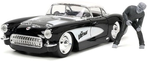 1:24 Wolfman Hwr: 1957 Chevy Corvette W/ Wolfman - 1:24 Wolfman Hwr: 1957 Chevy Corvette W/ Wolfman - Collectibles