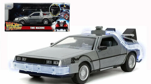 1:24 Bttf Part I - Time Machine W/light - 1:24 Bttf Part I - Time Machine W/light - Collectibles