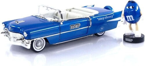 1:24 M&m's 1956 Cadillac Eldorado With Blue Figure - 1:24 M&m's 1956 Cadillac Eldorado With Blue Figure - Collectibles
