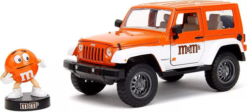 1:24 M&m's - '07 Jeep Wrangler W/orange Fig - 1:24 M&m's - '07 Jeep Wrangler W/orange Fig - Collectibles