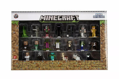 Nano Metalfigs Minecraft 20 Pk Wave 1 - Nano Metalfigs Minecraft 20 Pk Wave 1 - Collectibles