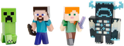 2.5 Metals Mc 4pk(steve, Alex, Creeper, Warden) - 2.5 Metals Mc 4pk(steve, Alex, Creeper, Warden) - Collectibles