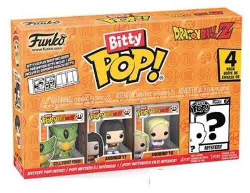 Bitty Pop Dragon Ball Z - Bitty Pop Dragon Ball Z Cell First Form 4 Pack - Collectibles