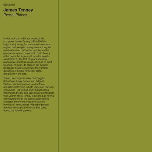 Tenney,james - Postal Pieces - Vinyl Record