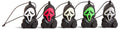 Ghost Face Set 001 Micro Charms 5-pack - Ghost Face Set 001 Micro Charms 5-pack - Collectibles