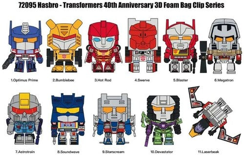 Transformers 40th Anniversary 3d Foam Bag Clip - Transformers 40th Anniversary 3d Foam Bag Clip - Collectibles