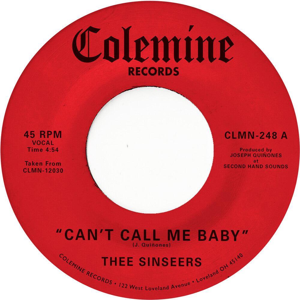 Can't Call Me Baby / Take A Chance [7" Vinyl] Vinyl Record
