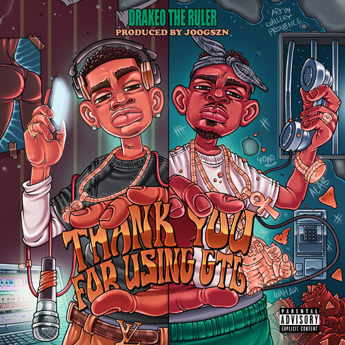 Drakeo The Ruler - Thank You For Using GTL [2LP Green/Blue]