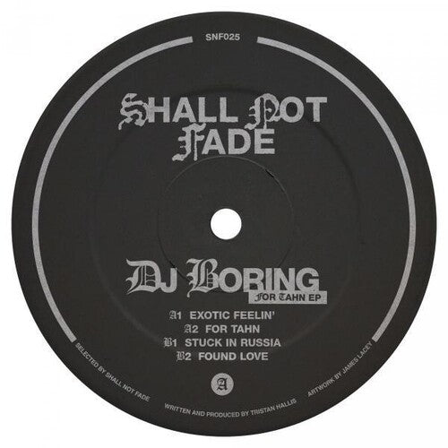 Dj Boring - For Tahn - Vinyl Record