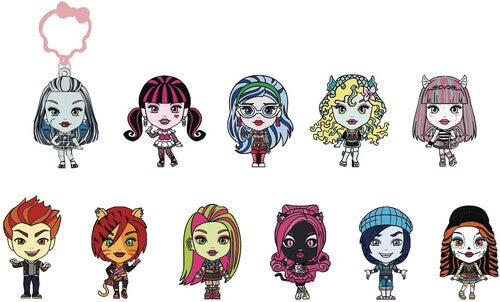 Monster High 3d Foam Bag Clip - Series 1 - Monster High 3d Foam Bag Clip - Series 1 - Collectibles
